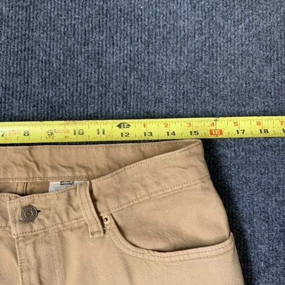 Vintage Levi’s 539 Hiphogger Low Rise Boot Cut Actual (30X30) W29 Beige MINT - Picture 6 of 8